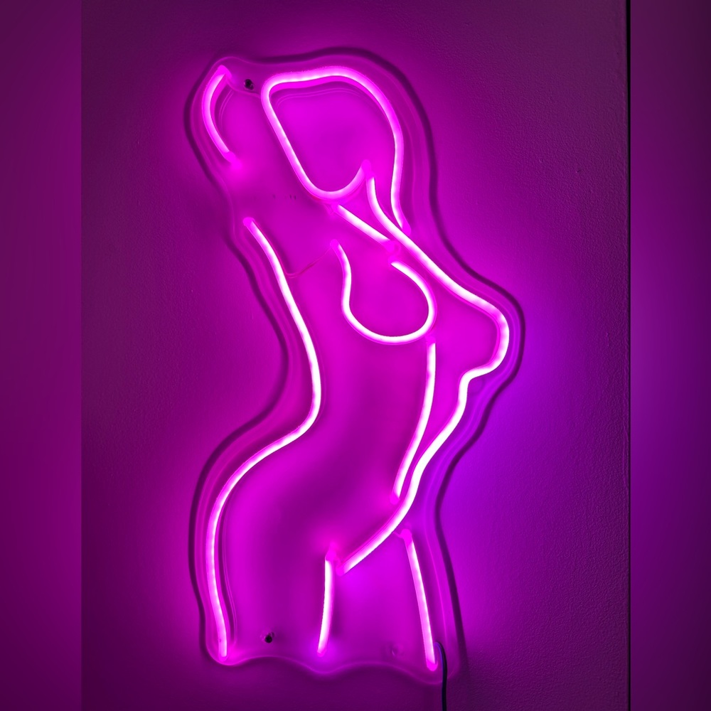 LED Night Light Wall Decor. Multiple colors with different settings.